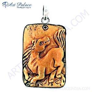 Bijoux pendentifs en os en argent 925 Pendentifs fins et breloques - Product Image 1