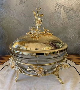 <b>Customize</b> New Design Gold Plated Stainless Steel Chafing Dish Catering Buffet Food Warmer High Quality Chafing Dish from India - Product Image 6