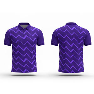 ผู้ผลิตเสื้อโปโลแบบซับลิเมชั่นระดับมืออาชีพ รับพิมพ์เสื้อทีมสำหรับผู้ชาย ผู้หญิง และเยาวชน แห้งเร็ว ระบายอากาศได้ดี เหมาะสำหรับการเล่นกีฬา - Product Image 4