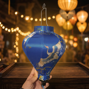 Linterna de Seda de Hoi An Personalizada de Vietnam, Material de Bambú para Decoración de Fiestas, Iluminación de Exhibición en Restaurantes - Product Image 2
