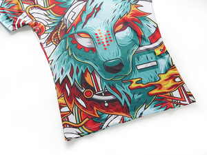 T-shirt imprimé 3D pour homme, style streetwear décontracté, col rond, manches courtes, impression intégrale 3D par sublimation - Product Image 6