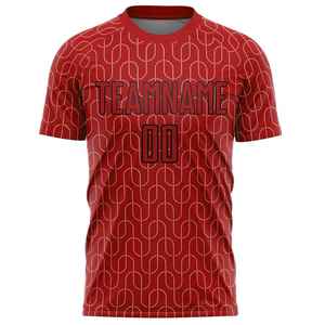 Camiseta de fútbol transpirable del fabricante, de alta calidad, 100% nuevo diseño, a bajo precio, de gran valor, lavable. - Product Image 1