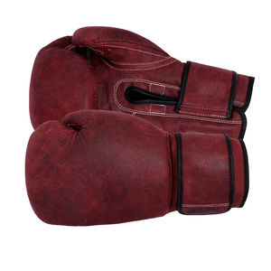 Gants de boxe en cuir véritable de qualité supérieure personnalisés, vente en gros, gants de boxe avec logo personnalisé, gants de frappe pour hommes - Product Image 4