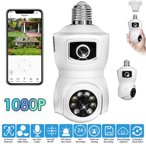 WiFi Security <b>Camera</b> Bulb Two-Way Audio with AI Motion Detection 360 PTZ Wireless Home Surveillance & <b>IP</b> <b>Camera</b> with APP Alert - Product Image 1