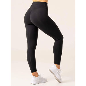 Leggings Deportivos Negros Transpirables NKD V Scrunch con Cintura Alta Plegable y Diseño en V en la Parte Trasera, Leggings de Gimnasio a la Moda para Mujer - Product Image 4
