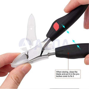 Coupe-ongles professionnel en acier inoxydable robuste, personnalisable, finition miroir, à ressort, pour usage professionnel (vente en gros) - Product Image 6