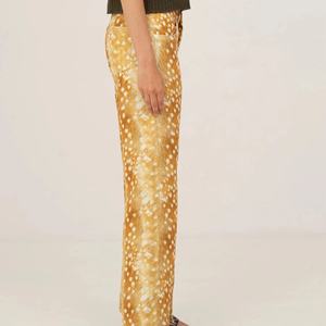 Jean slim droit pour homme de marque de créateur, style hip-hop, en denim bleu moyen, personnalisé, séchage rapide, taille mi-haute, été, délavé - Product Image 3