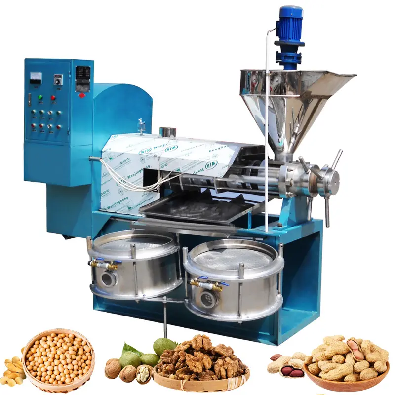 Large Capacity 130-200kg/h SLX-300 Oil Pressers Machine High Efficiency Sunflower peanut Oil press Extraction Machine