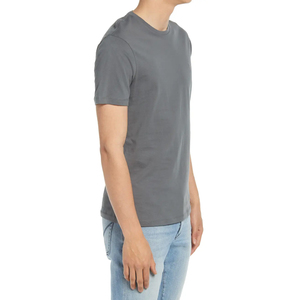 Custom Men's 100% Cotton Organic Eco-Friendly T-Shirts Gold Foil Printing O-neck Short Sleeve Knitted Blank Front <b>Logo</b> - Product Image 3