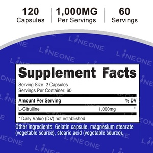 OEM/ODM l-<span class=keywords><strong>citrulline</strong></span> Capsules nitrit oksida suplemen untuk dewasa Pre, Post dan Intra Workout l-<span class=keywords><strong>citrulline</strong></span> Capsules - Product Image 4