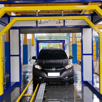 Sistem Pencucian Mobil Tanpa Sentuh FLYING Tunnel, Peralatan Cuci Mobil Lengkap, Mesin Cuci Mobil Portabel Otomatis