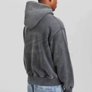 Sudaderas con Capucha de Uso Diario, Lavado Ácido, 100% Algodón, Felpa, Duraderas, Cómodas, Invierno, Logotipo Personalizado, para Hombre, en Venta - Product Image 2