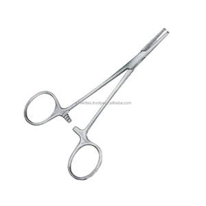 Pinzas arteriales Halstead-Mosquitoo rectas y curvas A-1 VERITAS de 12 cm/14 cm, instrumento de acero inoxidable |   Instrumentos Médicos Reutilizables con Certificación CE - Product Image 4