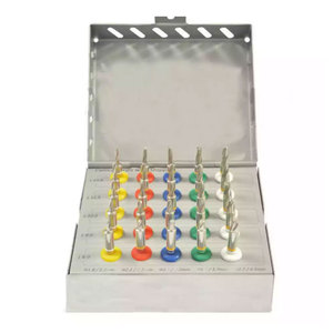 Kit de Implantes Dentales Manuales de Acero Inoxidable, Diseño Duradero para Procedimientos de Implantes Dentales Controlados - Product Image 1