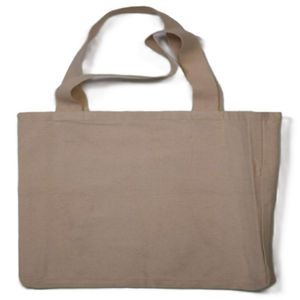 Sac fourre-tout en coton biologique 100% de haute qualité, fermeture à bouton et à fermeture éclair, sangle réglable, logo brodé musical, style tendance pour femmes - Product Image 4