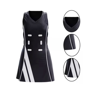 Robe de netball personnalisée avec logo, sublimation intégrale, maille respirante haute performance, vêtements d'équipe en gros - Product Image 6