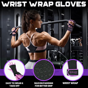 Unisex Cross Fit Neoprene Half Finger Gloves Custom Design Comfortable Gym Sports Anti Slip Grip Training - Product Image 5