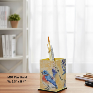 Portalápices de Madera Esmaltada de Primera Calidad, Personalizado con Impresión, Organizador de Escritorio Moderno con Pantalla de Temperatura para Oficina y Hogar - Product Image 6