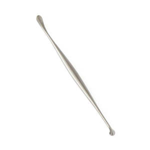 Curette osseuse dentaire double extrémité en acier inoxydable, instrument chirurgical manuel réutilisable, grattoir osseux parodontal - Product Image 2