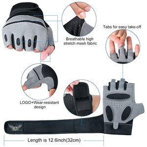 Gants de musculation personnalisés de haute qualité avec logo, pour hommes et femmes, pour la musculation, le fitness et la force athlétique. - Product Image 6