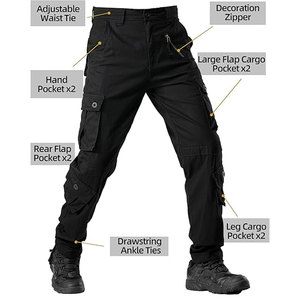 Pantalon cargo de qualité supérieure, coupe ajustée, tissu doux, léger, décontracté, confortable pour tous les jours, style élégant - Product Image 5