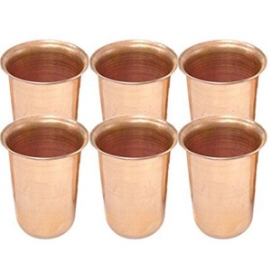Vaso de Cobre Natural Fabricado con Material de Cobre Seguro para Alimentos, para el Consumo Diario de Agua, Bienestar y Artículos Esenciales para la Cocina - Product Image 3