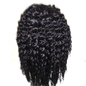 Nuestra peluca con frente de encaje 13x4, 100% cabello humano real HD, presenta ondas profundas, brillo natural, rizos definidos y sin enredos. - Product Image 4