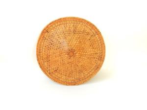 Cesta de pared grande tejida, estilo vintage asiático, de bambú, con forma de sombrero de arroz, decoración de pared boho, proveedor de decoración para galerías. - Product Image 2