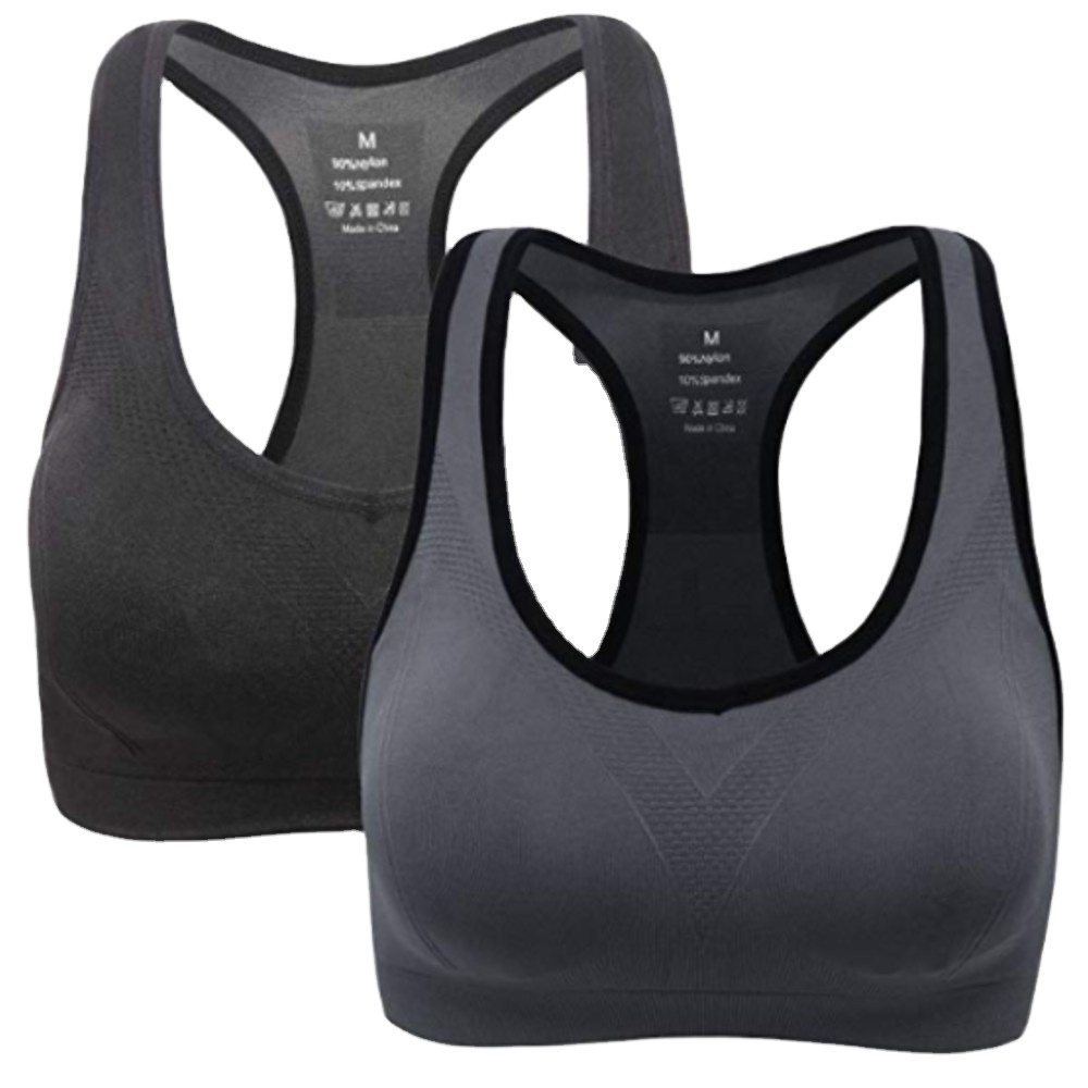 Women's Sports Bras Set Zipper Shockproof Breathable Fitness Running Vest Tops Padded Wirefree Yoga Shirts Logo Waist