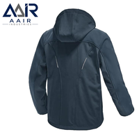 Veste softshell d'hiver pour homme, à capuche, coupe-vent, imperméable, respirante, avec fermeture éclair, vêtements d'extérieur, logo personnalisé OEM