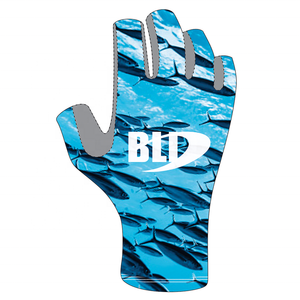 Gants de pêche demi-doigts en cuir Barco BLI-3002 de haute qualité, personnalisables, prix de gros, impression par sublimation, silicone - Product Image 5