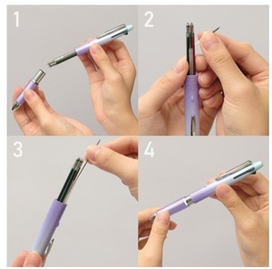 PilotoDr. Juego de Bolígrafo de Plástico Grip 4+1 y Lápiz Mecánico de 0.5 mm - Edición de Regalo (BKHDF1SEF) - Product Image 3