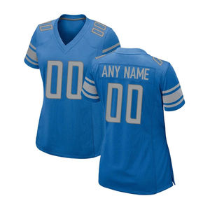 Camisetas de Fútbol Americano Personalizadas con Impresión por Transferencia de Calor, Manga Corta, 100% Poliéster Transpirable, Tallas Grandes, Logotipo Frontal, Ecológicas - Product Image 4