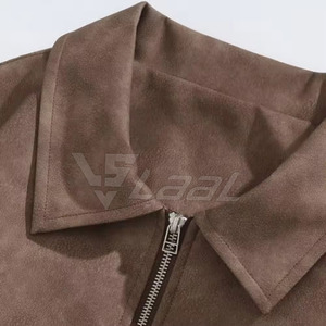 เสื้อแจ็คเก็ตแฟชั่นพรีเมียม สัมผัสนุ่มสบาย เหมาะสำหรับฤดูหนาว สไตล์ทันสมัยสำหรับผู้ชาย ทำจากหนัง - Product Image 3