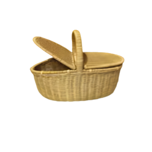 Vietnam Rattan <b>Basket</b> Made from Natural Woven Rattan Material for Shelf <b>Storage</b>, Display, Custom Manufacturing and Home Decorate - Product Image 2
