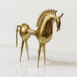 Figurine de cheval en laiton de luxe pour centre de table, idéale pour les bureaux de réception et les accessoires de décoration d'entreprise - Product Image 6