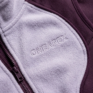 Ensemble de survêtement en polaire pour femme, couleur violette, veste zippée, pantalon de jogging à jambes larges, streetwear, vêtements de sport décontractés, vêtements personnalisés - Product Image 6