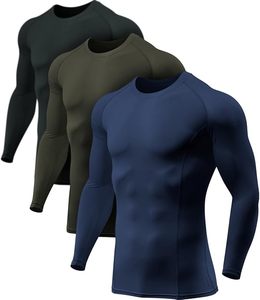 New UPF 50+ <b>Long</b> <b>Sleeve</b> <b>Compression</b> <b>Shirts</b> Water Sports Rash Guard Base Layer Athletic Workout Wear <b>Shirt</b> Spandex Polyester - Product Image 4