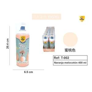 Peinture en aérosol couleur pêche NARANJA MELOCOTON 400ml pour travaux manuels - Product Image 1