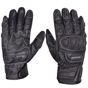 Guantes de Moto Transpirables con Pantalla Táctil para Hombre, Guantes Cortos de Carreras de Motocicleta para Ciclismo - Product Image 1