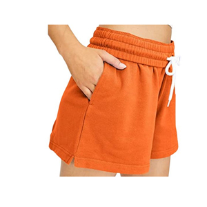 Shorts de course décontractés pour femmes, personnalisables, respirants, en polyester, avec cordon de serrage, deux poches latérales, écologiques - Product Image 2