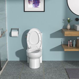 WC in ceramica monopezzo con singolo filo e seduta di chiusura morbida - Product Image 4
