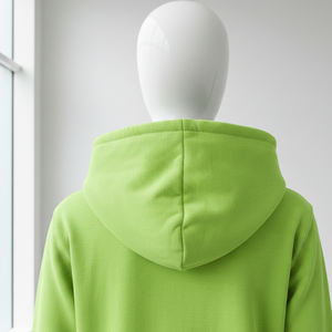 Sweat à capuche pour femme et fille, 100% Coton de haute qualité, respirant, écologique, coupe ample, grammage lourd, couleur unie, collection Automne Hiver, vente en gros - Product Image 5