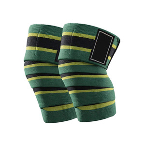 Genouillère de compression réglable, épaisse, respirante et légère avec fermeture auto-agrippante pour la musculation, la course à pied et le football - Spandex - Product Image 2