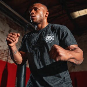 Camisetas de Entrenamiento para Hombre, Camisetas de Boxeo de Manga Corta con Estampado Personalizado, Camiseta Deportiva de Poliéster y Algodón 100% para Hombre - Product Image 6