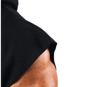 Haut de sport sans manches noir pour homme – Gilet d'entraînement léger, coupe athlétique, idéal pour la gym, le fitness, le sport et le streetwear - Product Image 3