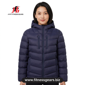 Custom OEM Men Hooded Puffer Jacket Waterproof Outdoor Winter Heavyweight <b>Bubble</b> <b>Coat</b> With Chest Pockets - Product Image 5
