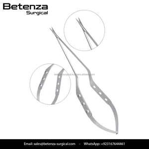 Ciseaux micro-baïonets Yasargil pour neurochirurgie, cardiologie, vasculaire, ergonomiques, de qualité supérieure, vente en gros OEM - Product Image 3
