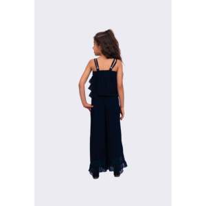 Women's Velour 2-Piece Shorts Set-Navy Blue Sleeveless Embroidered <b>Top</b> - Product Image 6