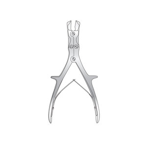 Horsley - Cortador de Huesos de Acción Compuesta, Pinzas para Cortar Huesos y Rongeur, Instrumento Quirúrgico Ortopédico de Acero Inoxidable - Product Image 1